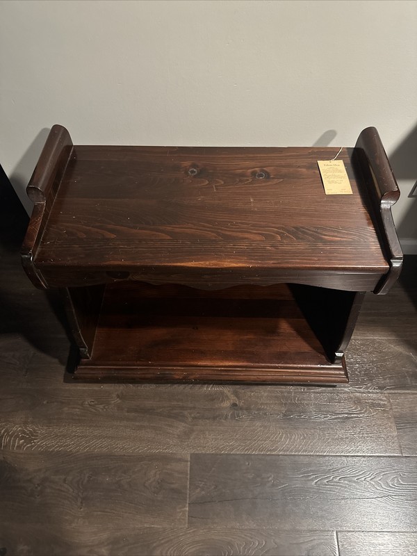 Ethan Allen Pine Rolling Stand Item # 12-9016 - 32" L gallery