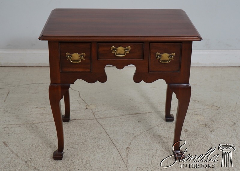 L66657: STATTON Old Towne Cherry 3 Drawer Lowboy Dressing Table gallery