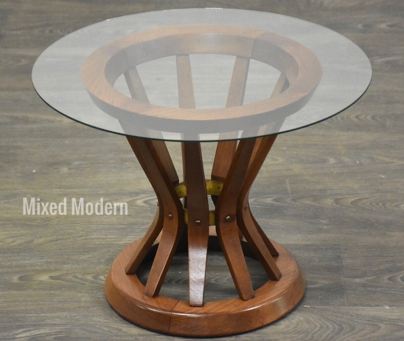 Edward Wormley Style Wheat End Table