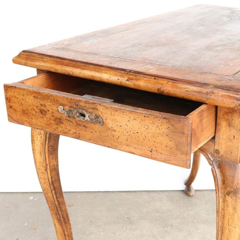Antique French Louis XV Walnut Rectangular Center/ Side End Table c. 1770 gallery