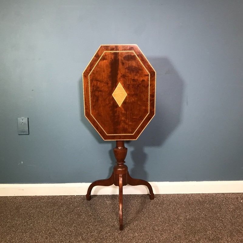 Donald Dunlap Figured Cherry Tilt Top Stand