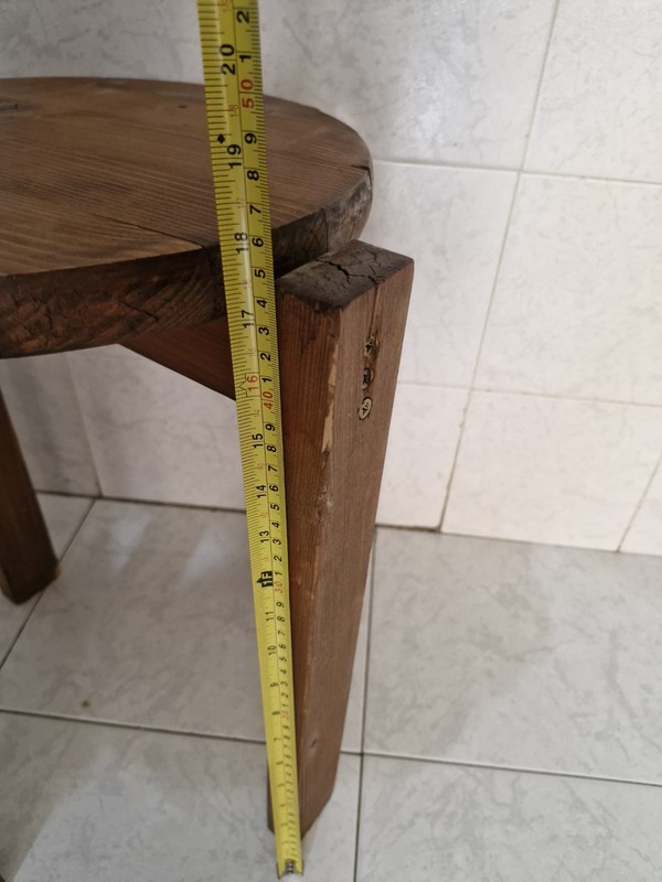 Pair Vintage Wood Column Pedestal Plant Stand Table H=18 Inchs Tall Decor gallery