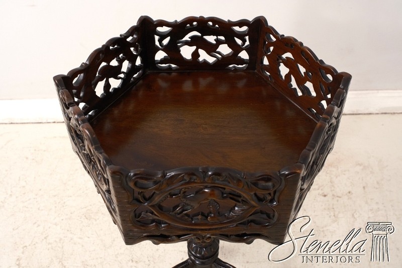 F68248: Black Forest Style Carved Pedestal Table gallery
