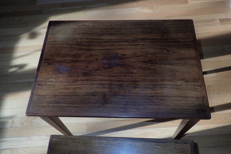 Mid- Century Modern Nesting Tables kvalite funktion Denmark George Tanier gallery