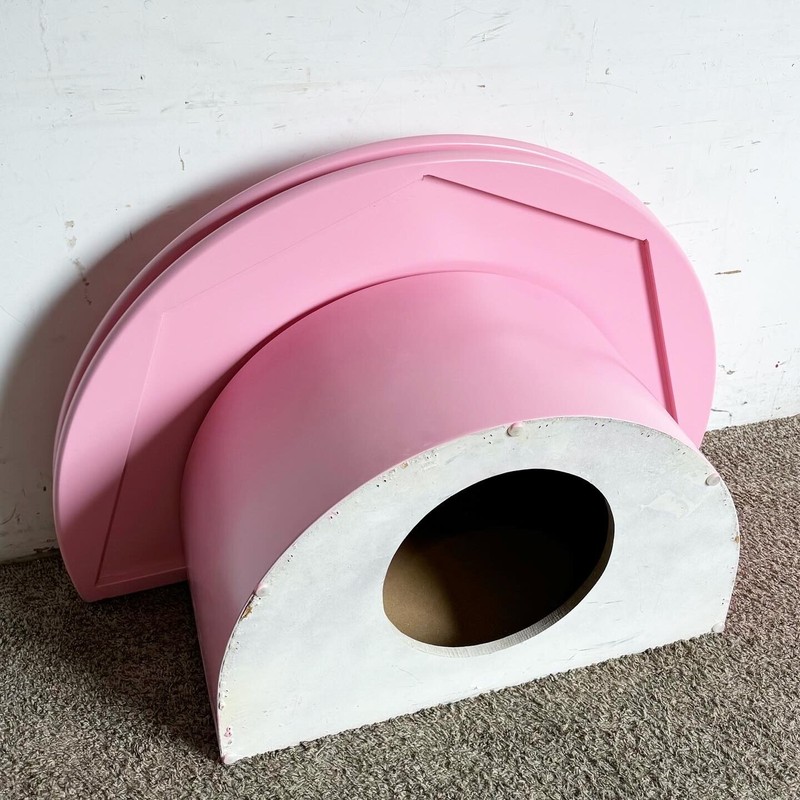 Postmodern Pink Hemi Circular Swivel Top Coffee Table gallery