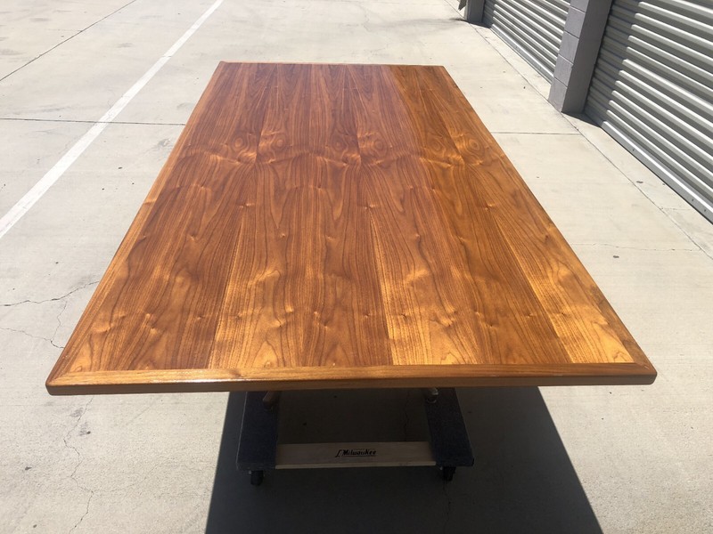 Florence Knoll Mid Century Modern Chrome Dining Conference Table gallery