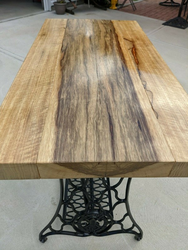 Singer Treadle leg cocktail/computer table gallery