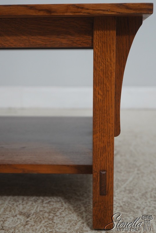 72333: STICKLEY Mission Oak Spindle Coffee Table gallery