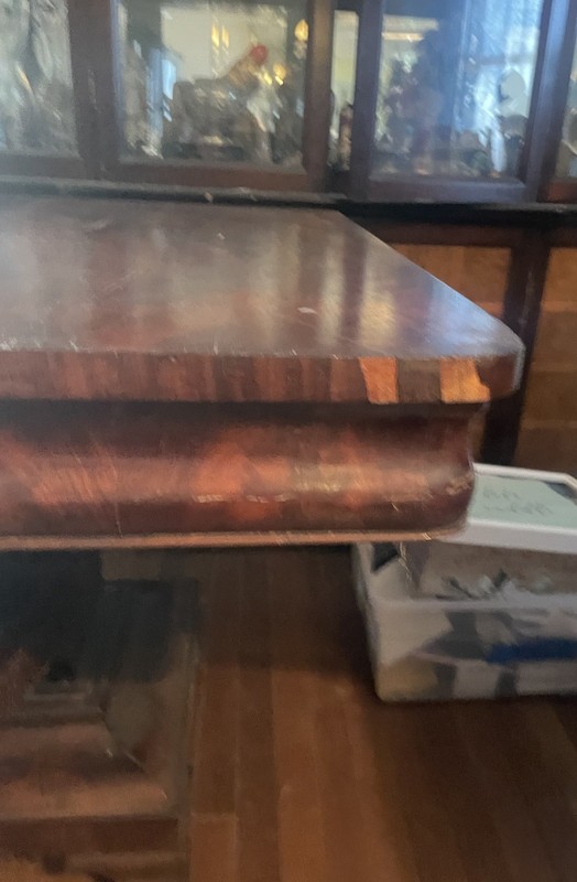 Antique Empire Gaming Console Table Solid Wood 30” Tall 34” Wide Mk Offer! gallery