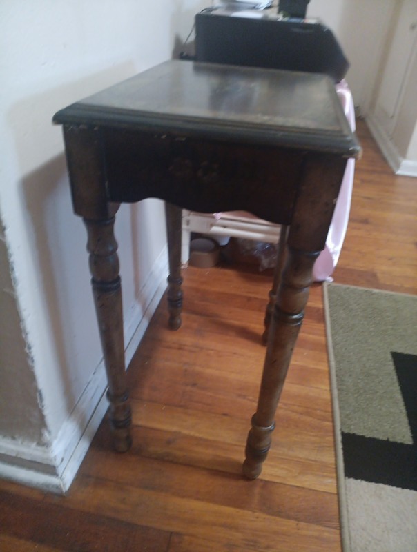 Small Vintage End Table 22"× 11"1/2 ×15 gallery