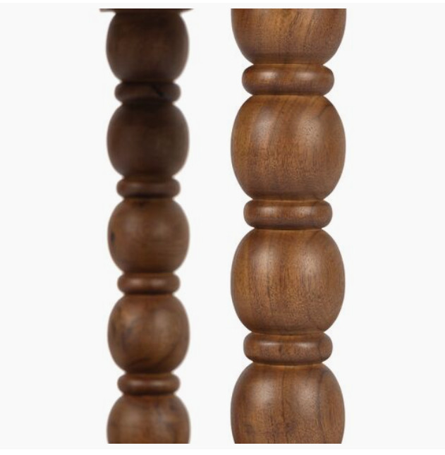 One Kings Lane Thalyn Spindle Round End Table. gallery