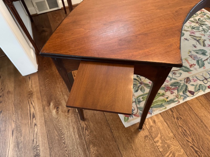 Antique English Half Moon Hunt Table gallery