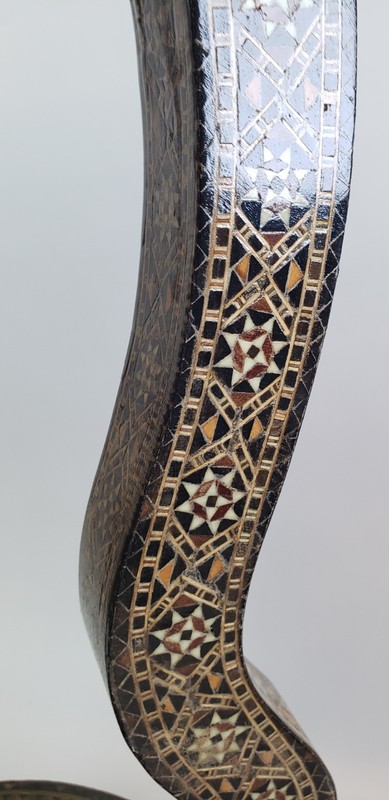 Unique Hand Made Syrian Antique Side Table Hookah Over 30 Years Old Super Rare gallery
