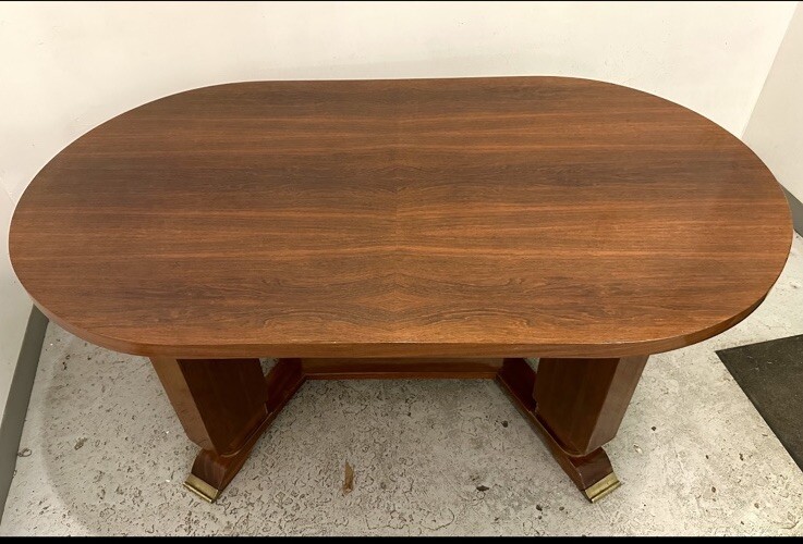 Jules Leleu Table Signed gallery