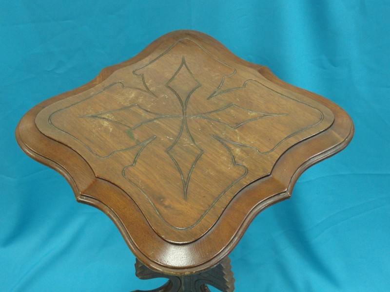 FABULOUS 19 c EASTLAKE PEDESTAL PLANTER STAND TABLE ~ 29" H gallery