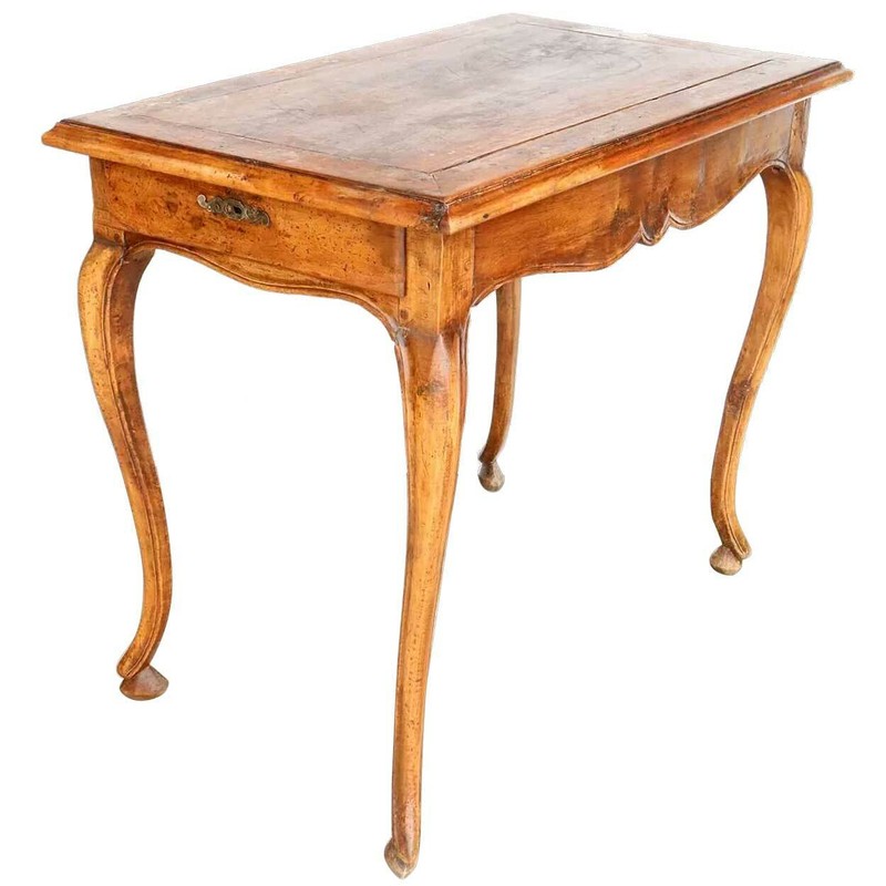 Antique French Louis XV Walnut Rectangular Center/ Side End Table c. 1770