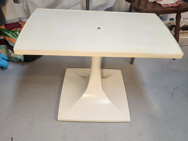 Vintage MCM Mid Century Modern Swivel End Table