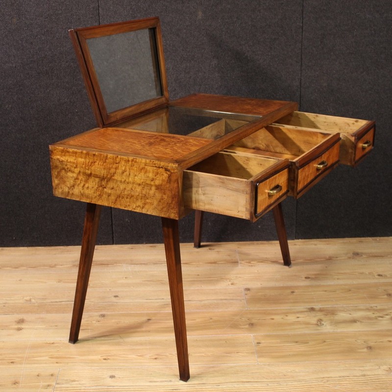 Console with mirror Italian dressing table desk design furniture 20th century gallery