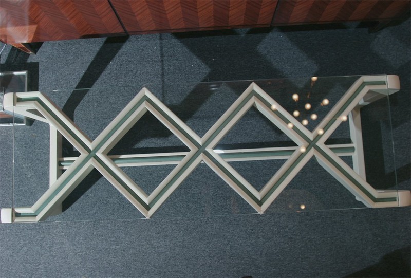 Lacquered Gesso Art Deco Cocktail Table by Atelier Borsani Varedo, Italy, 1940 gallery
