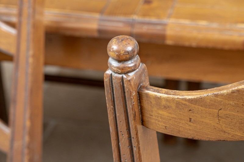 Vintage Pine Rectangular Farmhouse Extension Dining Set gallery