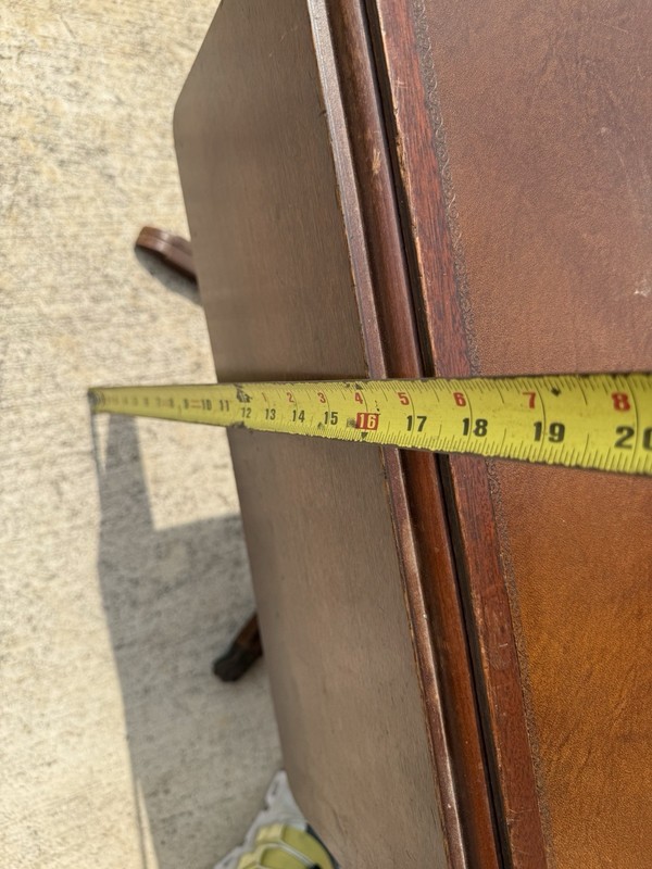 Vintage Imperial Grand Rapids Extending Mahogany Wood End Coffee Table gallery