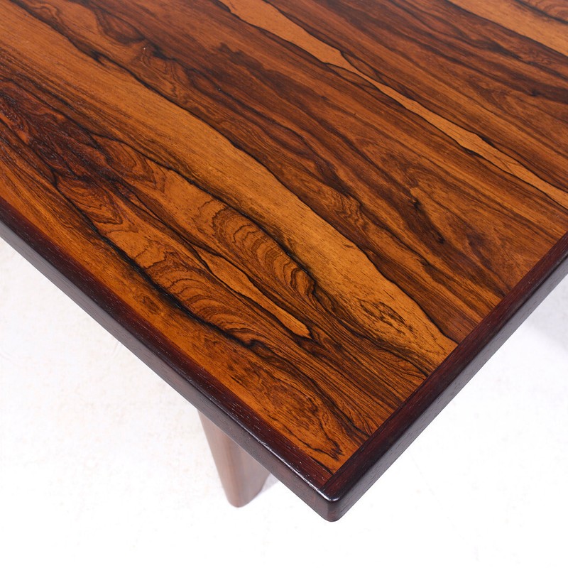 Peter Hvidt Style Mid Century Danish Rosewood Coffee Table gallery