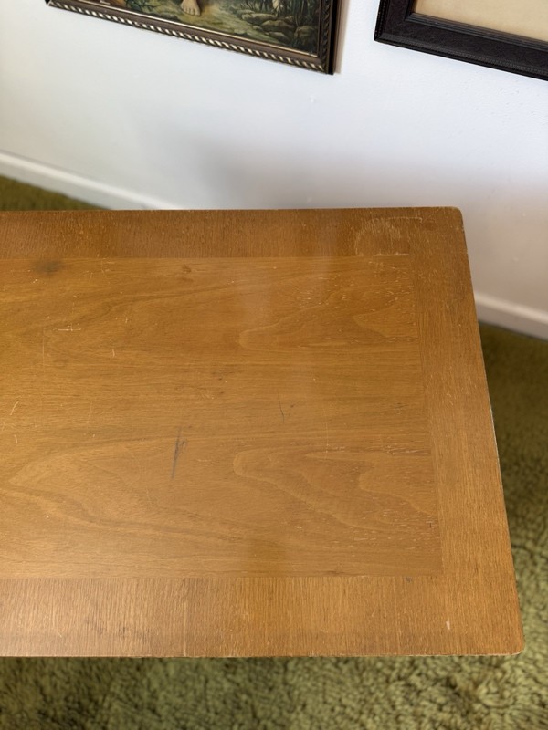 Mid Century Modern End Table Side Table w/ Shelf T.H. Robsjohn Gibbings gallery