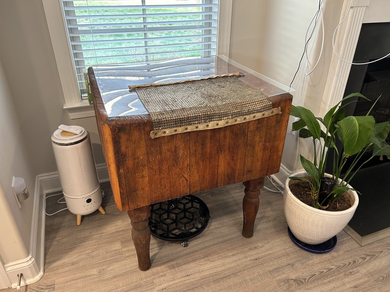 Michigan Maple Block co Petosky Vintage Block Table
