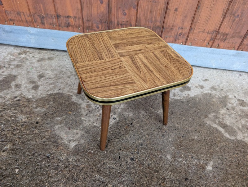 50s Vintage Flower Bench Flower Table Rockabilly Retro Flower Stand Stool 16 gallery