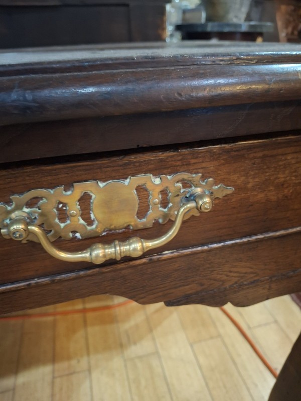 Antique 18th Century Style Tavern Table / Lowboy – Hand Pegged, Queen Anne Legs gallery