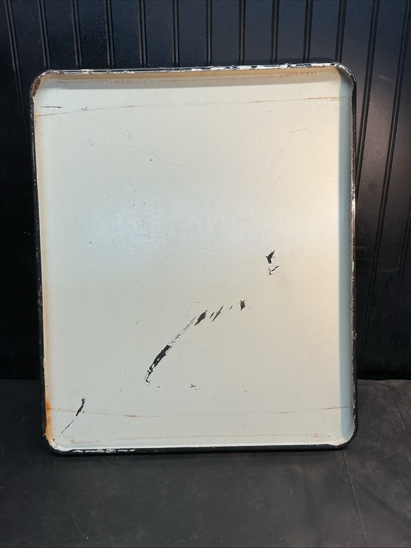Vintage Hooser Porcelain Table Top 20”x24” Farm Table Top Free Shipping gallery