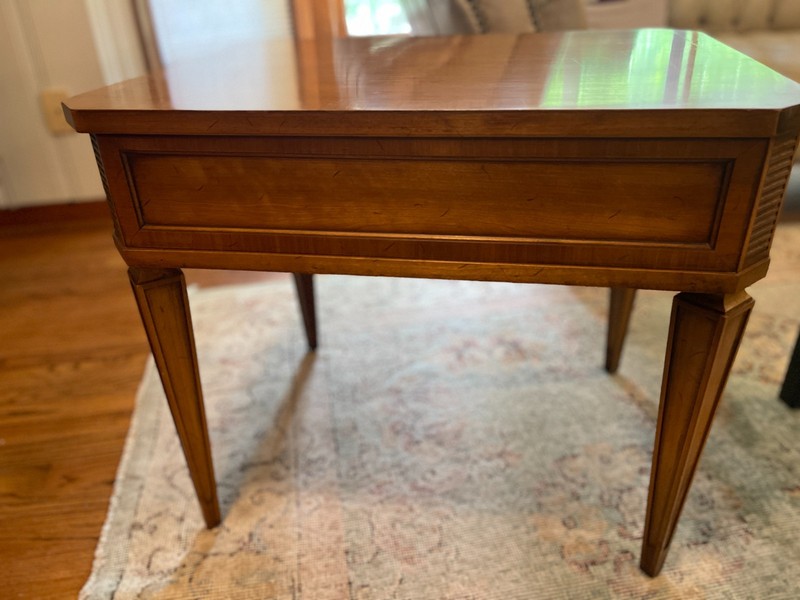 Vintage Drexel “Palazzo” Walnut Side Table / End Table H22 x W20 x D26 inches gallery