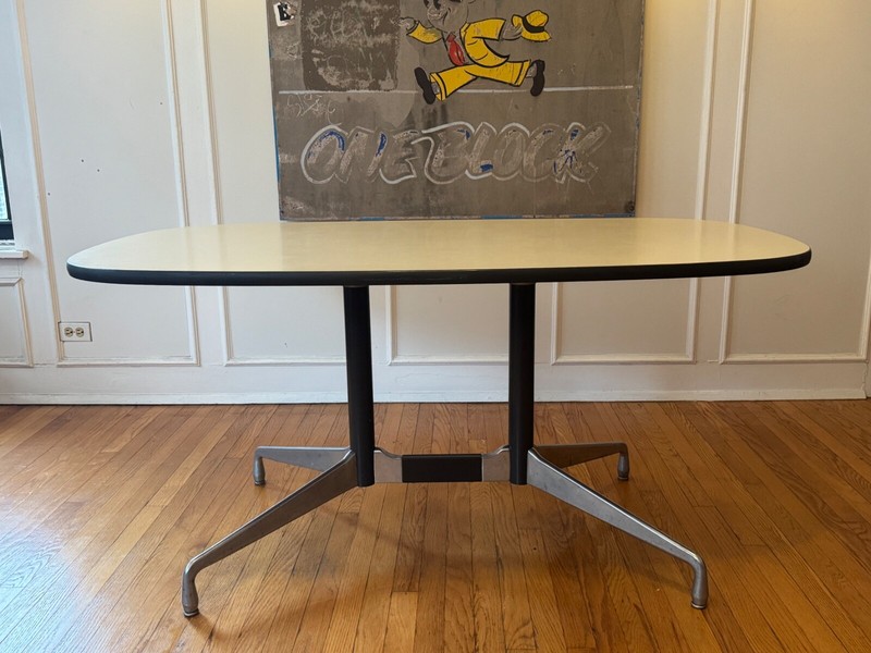 VINTAGE HERMAN MILLER EAMES ALUMINUM GROUP Dining Table Conference Table