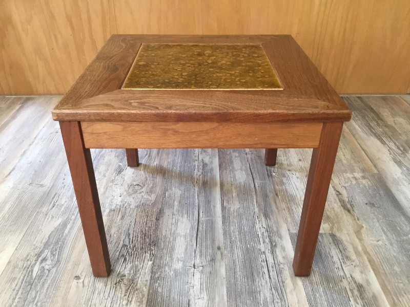 John Keal For Brown Saltman CONSTELLATION Copper Tile Side Table Price EACH gallery