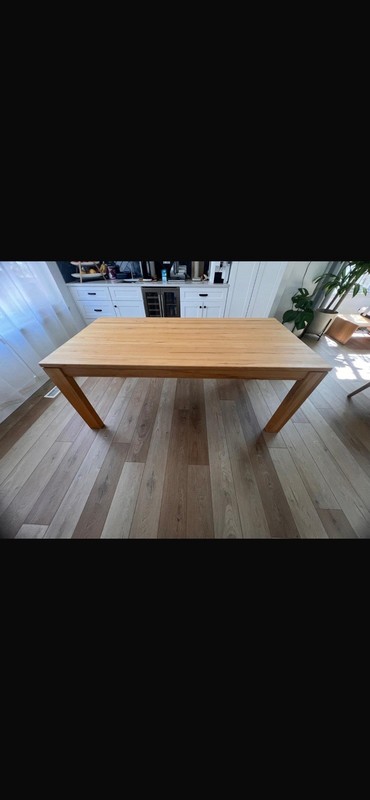 Wood Table Imported From Germany, Europe With Extension gallery