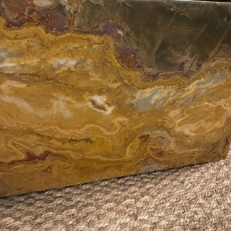 1970s Onyx Coffee Table Mid Century Modern gallery