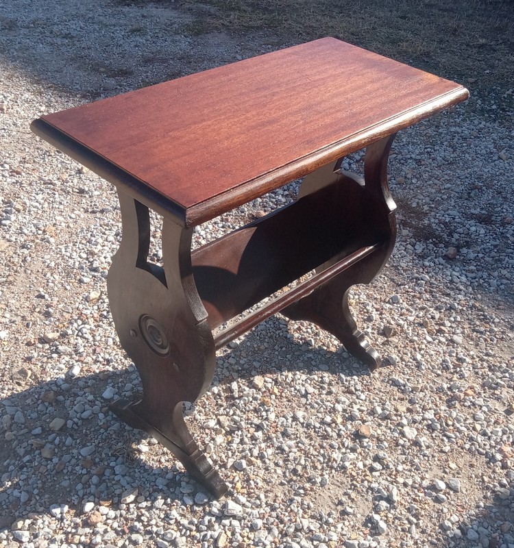 Mahogany Bookshelf Table / End Table (BST-45) gallery