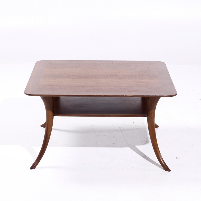Robsjohn Gibbings for Widdicomb Mid Century Sabre Leg Mahogany Coffee Table gallery