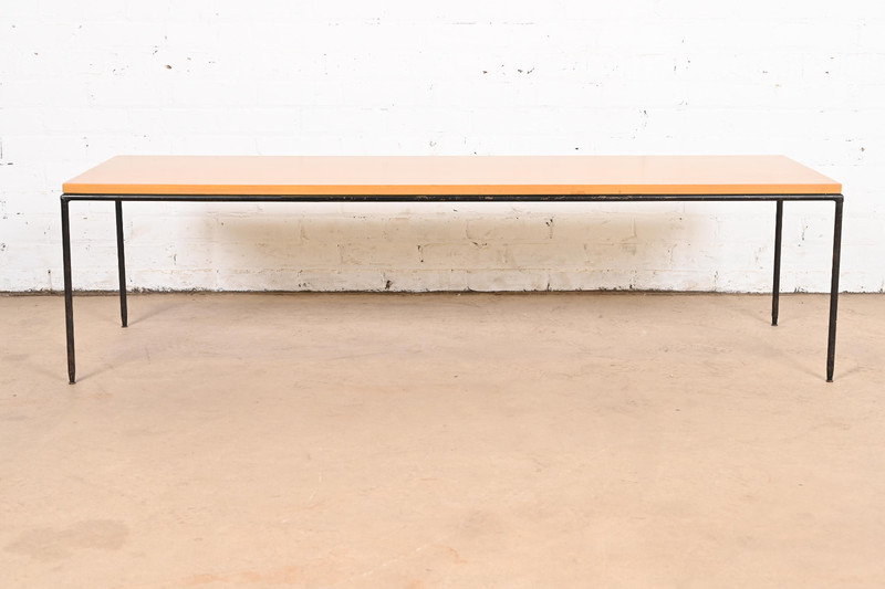 Paul McCobb Planner Group Birch and Iron Coffee Table or Bench, 1950s gallery
