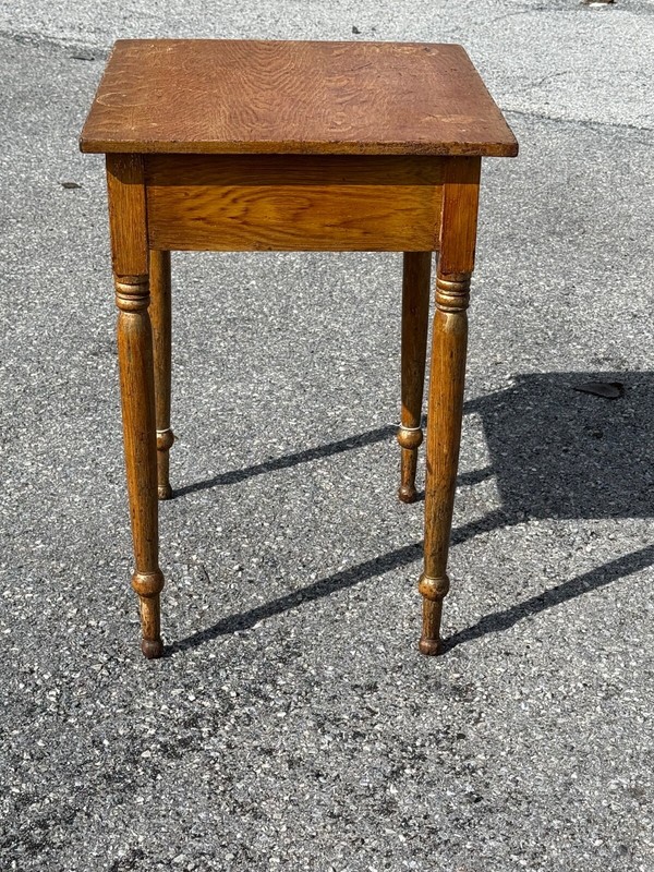 antique Lancaster pa paint decorated night stand table grain folk art primitive gallery