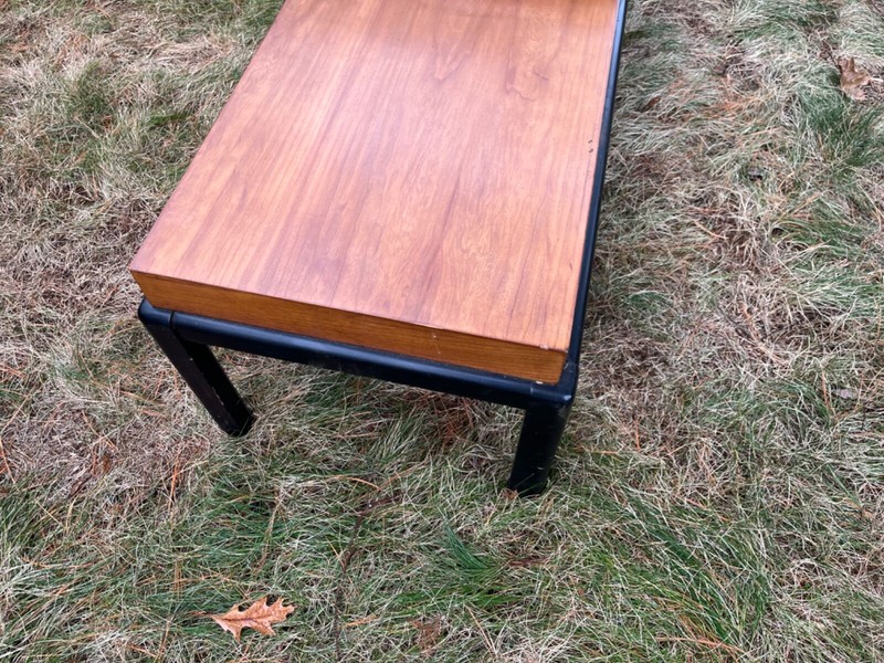 Vintage 60s MCM Long Coffee Table Entertainment Center TV Stand Asian James Mont gallery