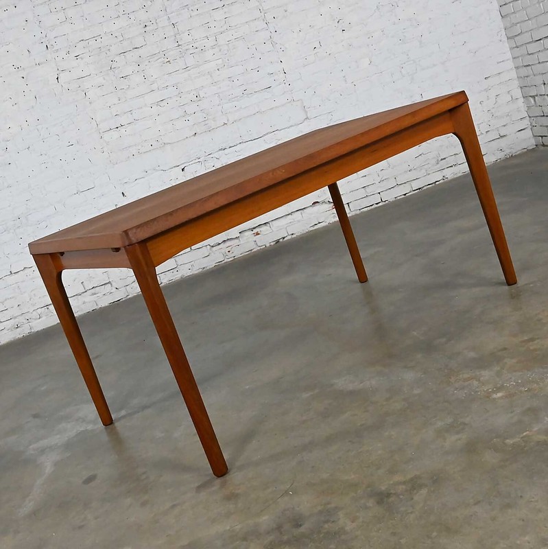 Vejle Stole Scandinavian Modern Teak Extension Dining Table by Henning Kjaernulf gallery