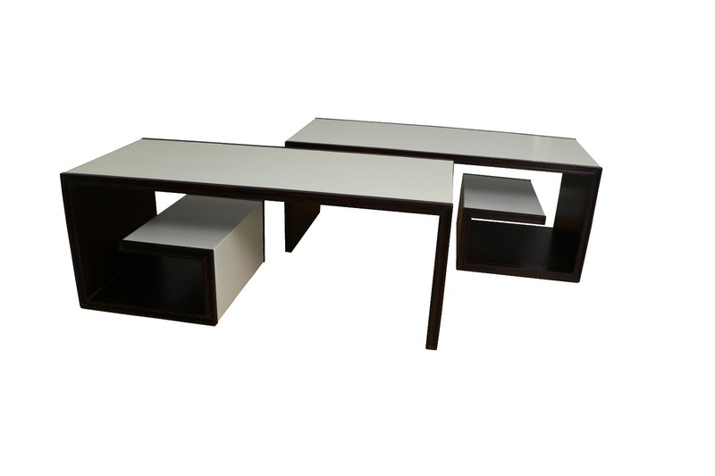 Thomas Pheasant for Baker Furniture Pair of Coffee Table from Early 2000's