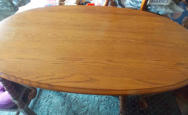 Mid Century Solid Oak Oval Coffee Table by Null (CT9)