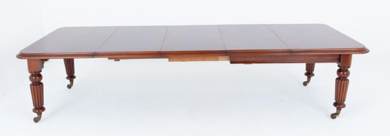 William IV Dining Table Mahogany Extending 14 Seater J Fitter gallery