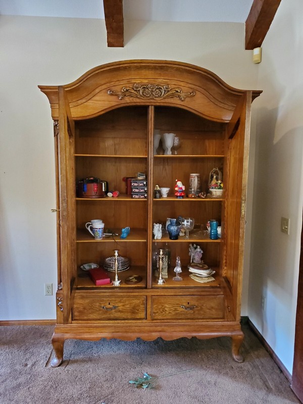Antique Armoire - Hutch - End table set gallery