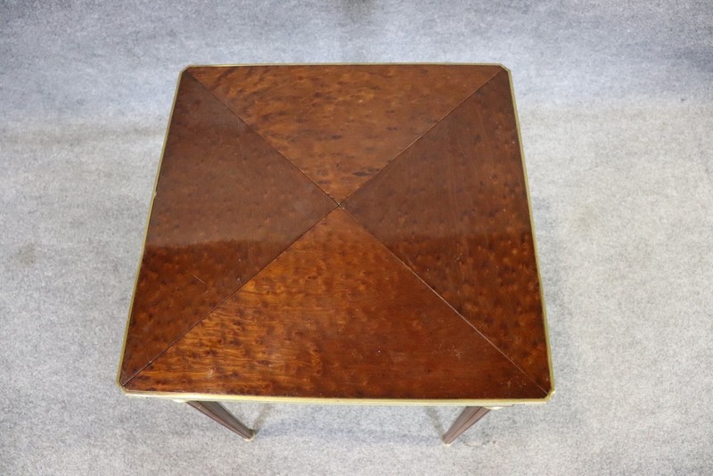 19th century Bronze Mounted Louis XVI French Napkin Table gallery