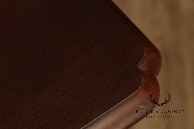 Councill Craftsmen Georgian Style Mahogany Shell Carved Lowboy gallery