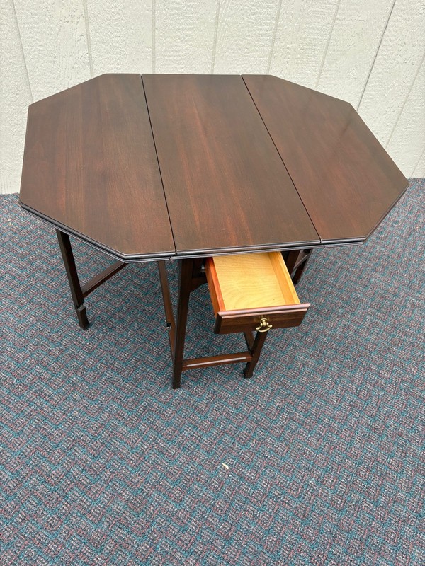 67702 Ethan Allen Drop Leaf Table, Traditional Style, Solid Wood gallery