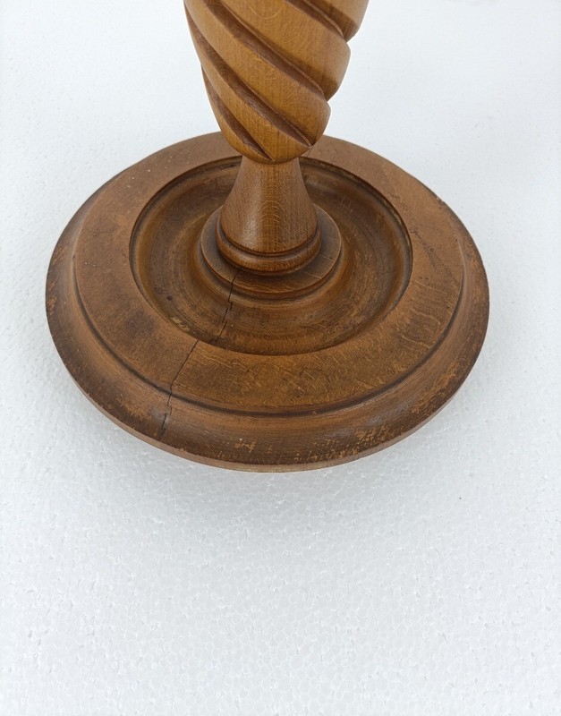 Wooden Twisted Stem Side Wine Display Table Pedestal Plant Bonsai Flower Stand gallery